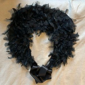 Beautiful feather shrug/stole with tags still on